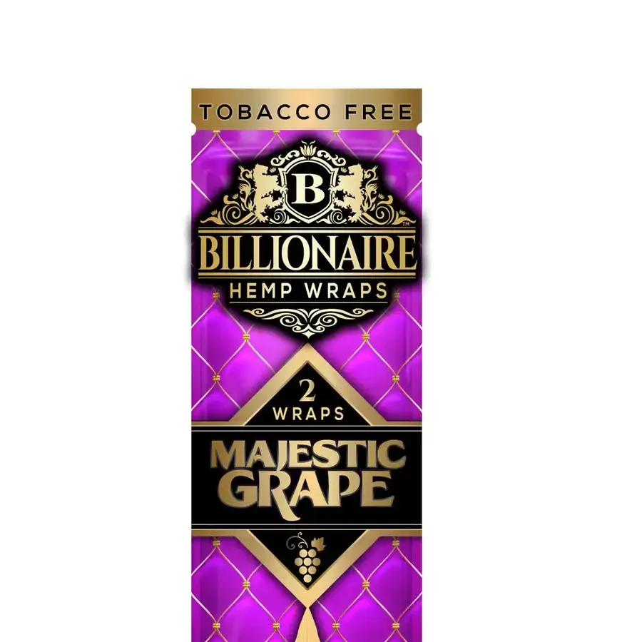 Billionaire CBD Hemp Wraps Majestic Grape Near Me