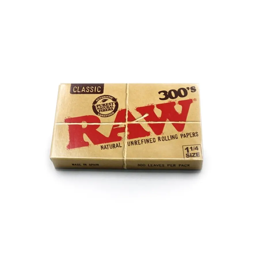 Raw Natural Unrefind Rolling Papers 300's - Smoke Shop Near Me Aventura